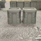 Image of the set of Risor District - 4x Mortalis Walls / Columns - by Seaside Crow