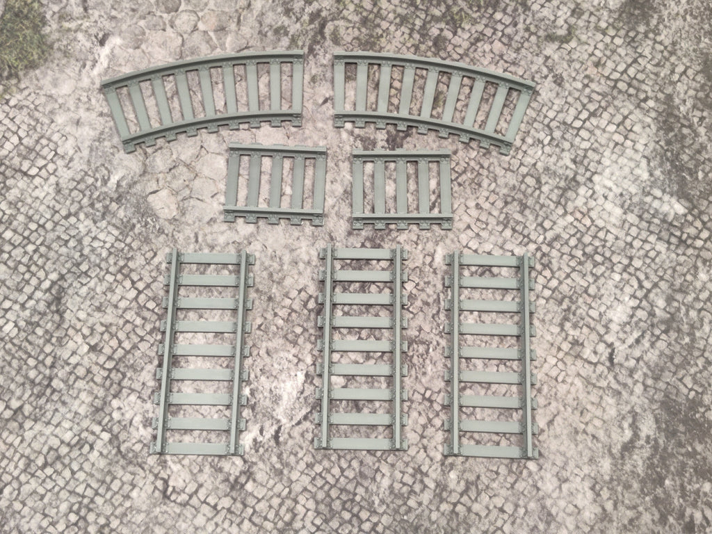 Image of the set of Stack City - Grimdark Train - by Seaside Crow