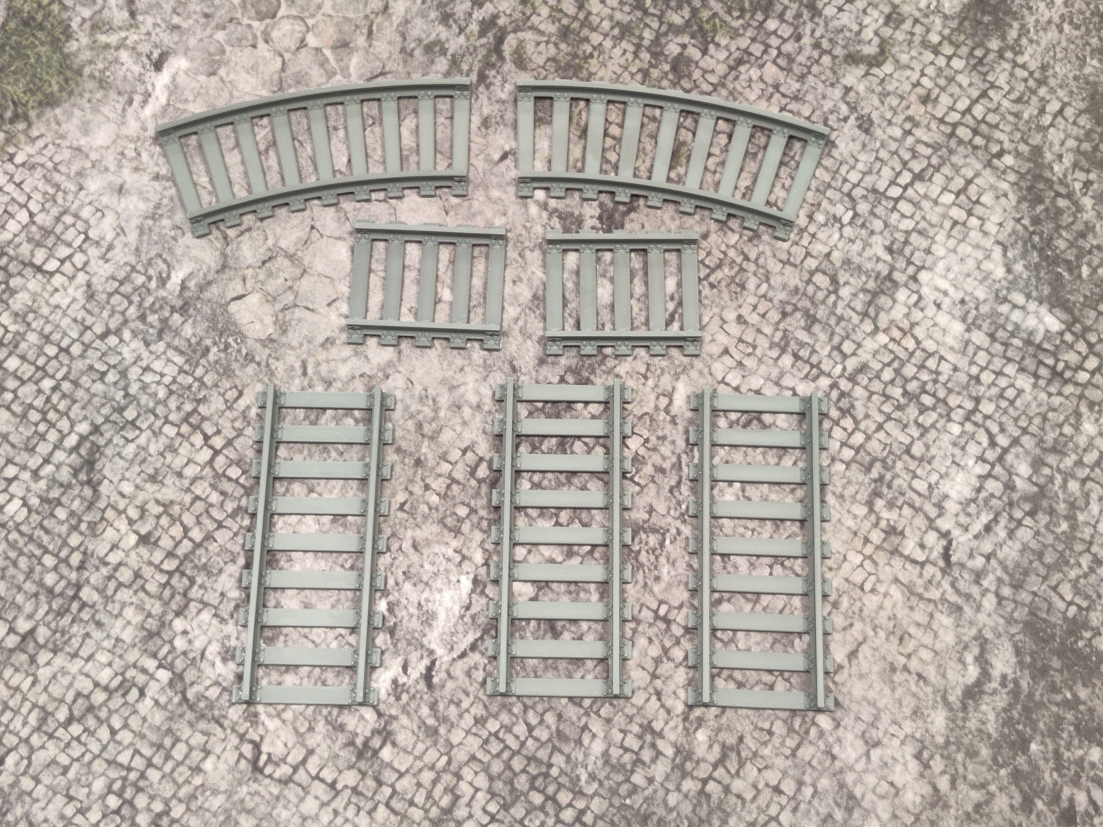 Image of the set of Stack City - Grimdark Train - by Seaside Crow