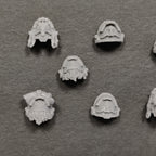 Image of the set of Primal Hounds - 5x Shoulder Pads - by Seaside Crow