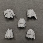 Image of the set of Primal Hounds - 5x Shoulder Pads - by Seaside Crow