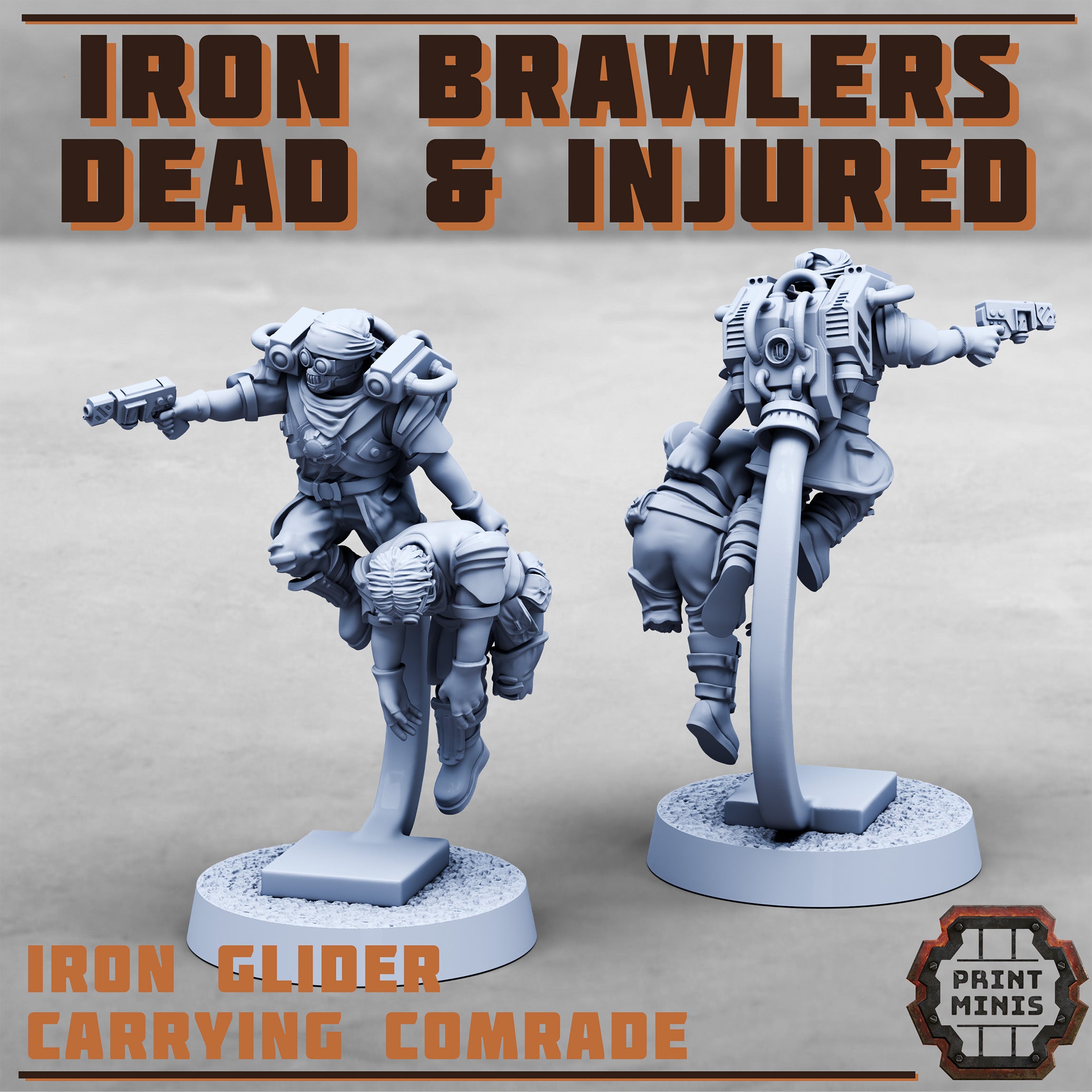 Iron Brawlers - 6x Dead and Injured