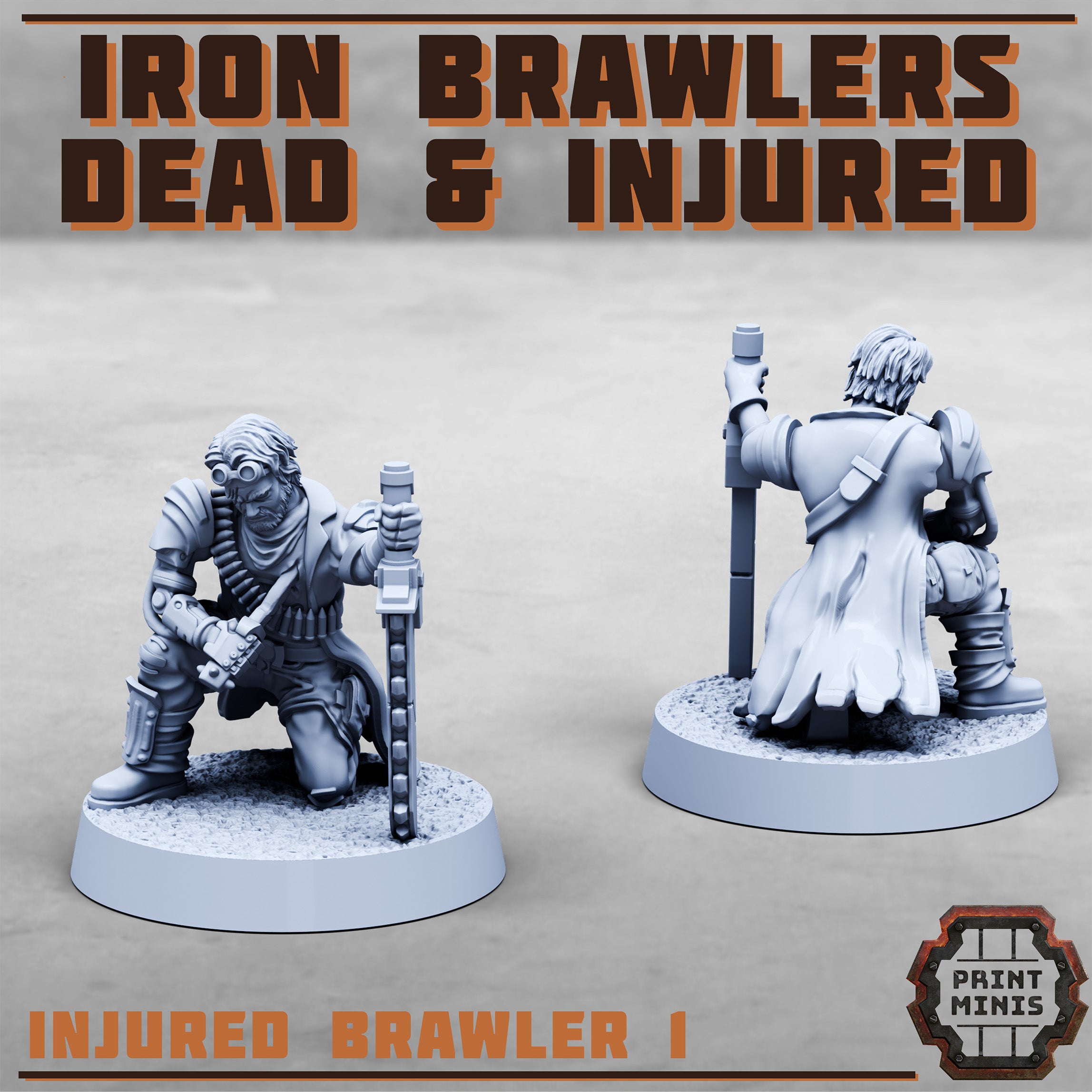 Iron Brawlers - 6x Dead and Injured