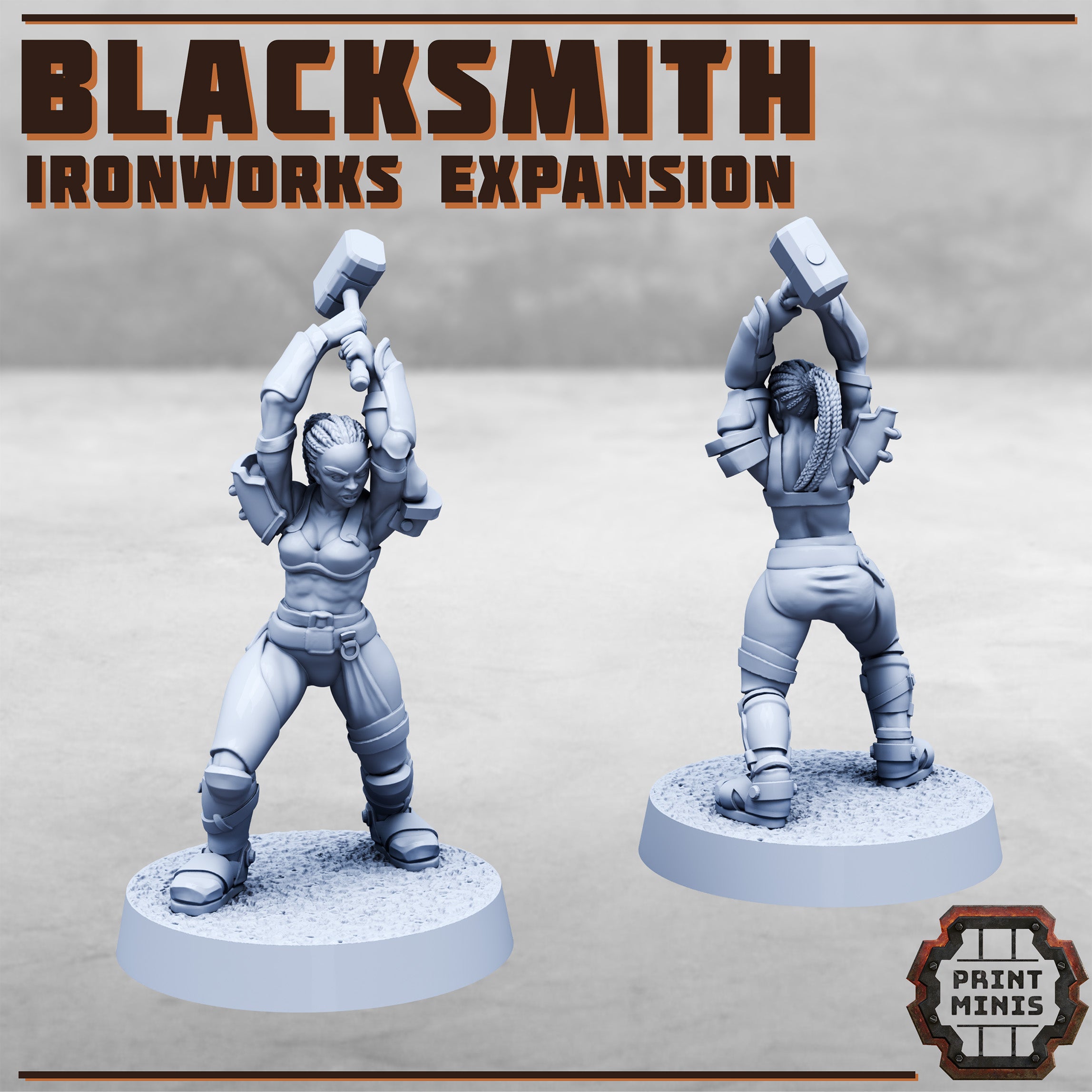 Image of the set of Stack City - Blacksmith - by Seaside Crow