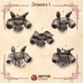 Image of the set of Crimson Lords - 5x Jump Packs - by Seaside Crow