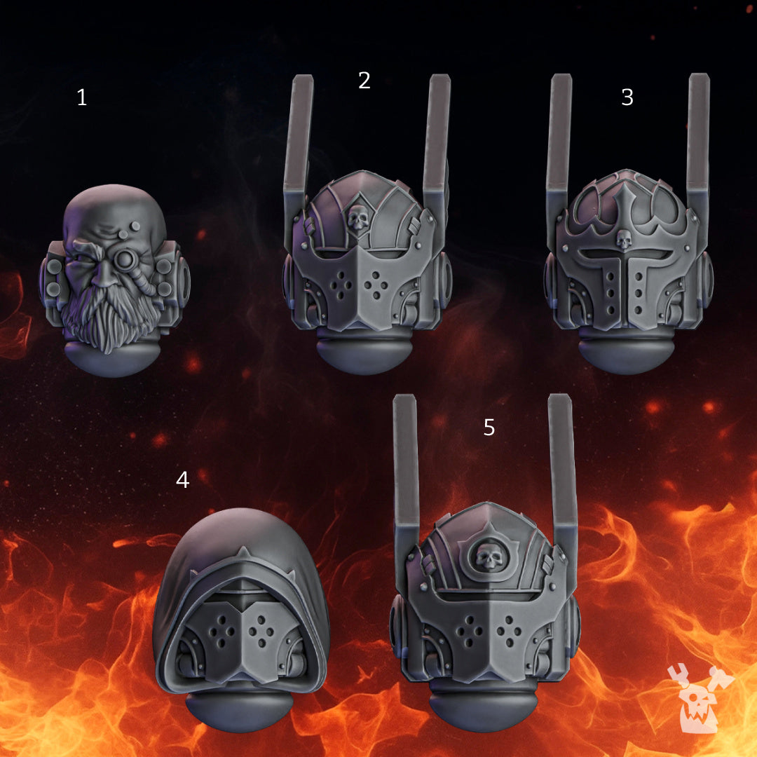 Aeternum Knights - 5x Helmets