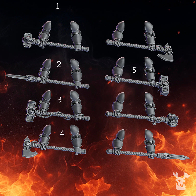 Aeternum Wardens - 5x Two-Handed Weapons