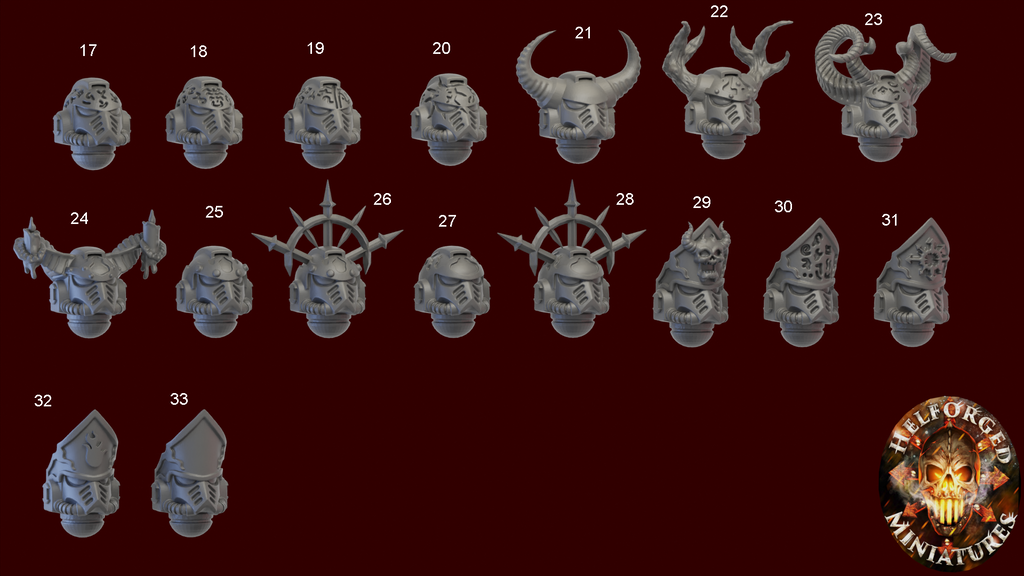 Prophets of Ruin - 5x Helmets