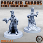 Image of the set of Noble House Orsini - 4x Preacher Guards - by Seaside Crow