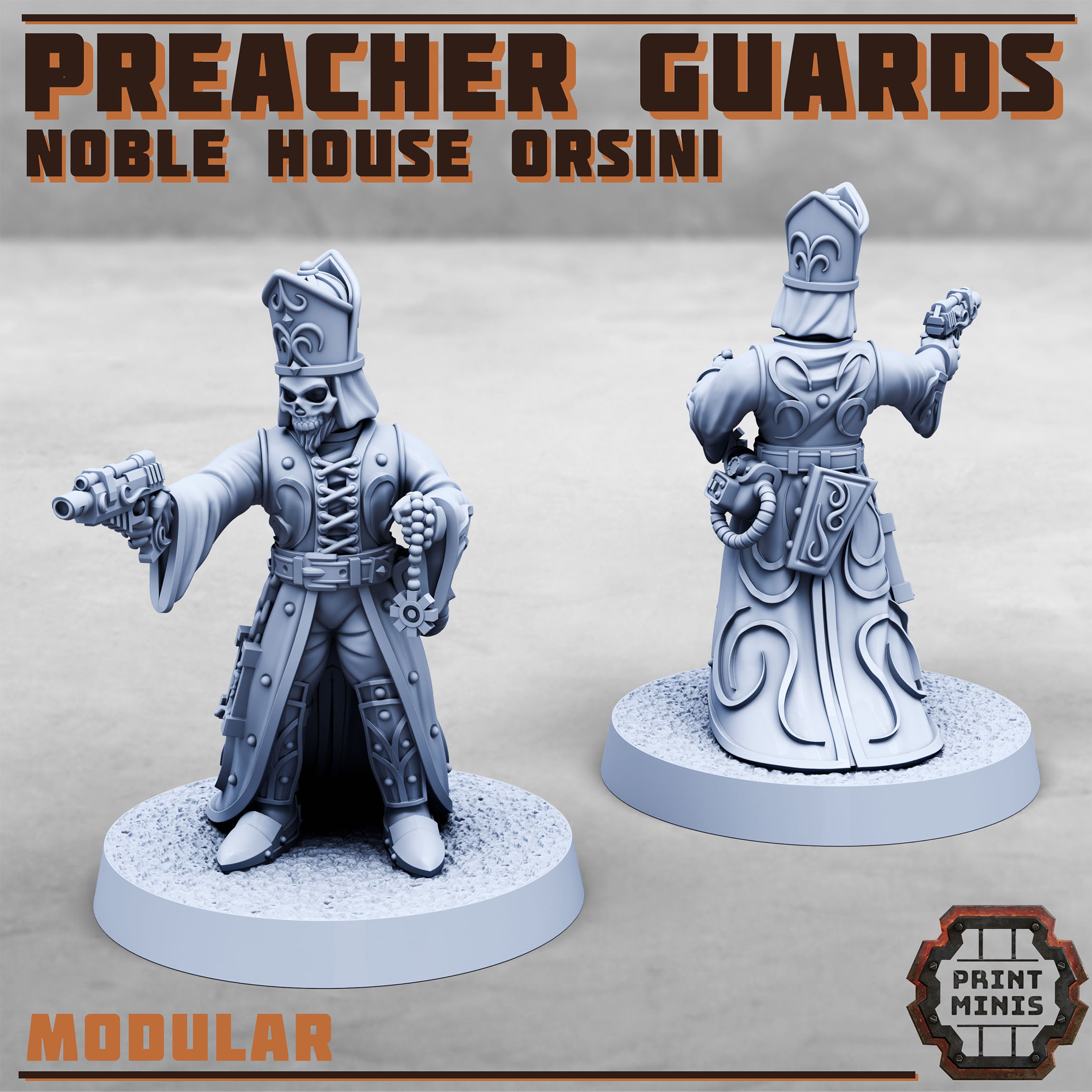 Noble House Orsini - 4x Preacher Guards