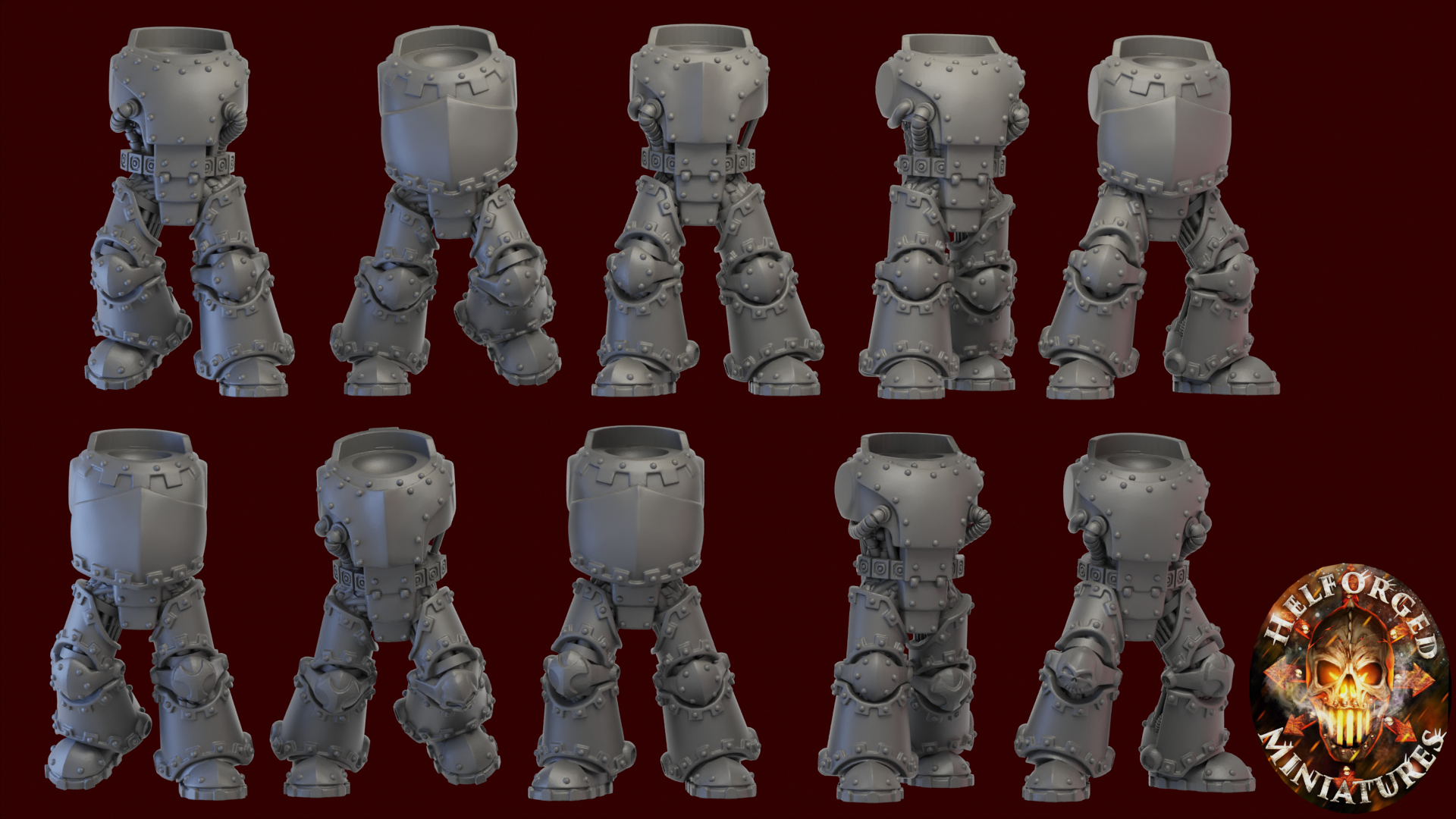 Legion of Iron - 5x Bionic Radiator Bodies