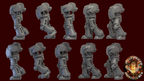 Image of the set of Legion of Iron - 5x Bionic Radiator Bodies - by Seaside Crow