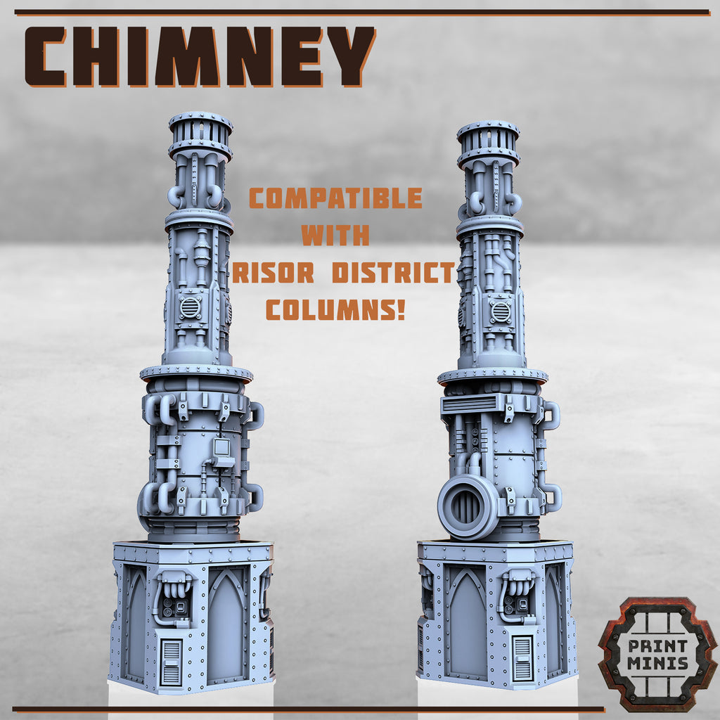 Image of the set of Risor District - Industrial Chimney - by Seaside Crow
