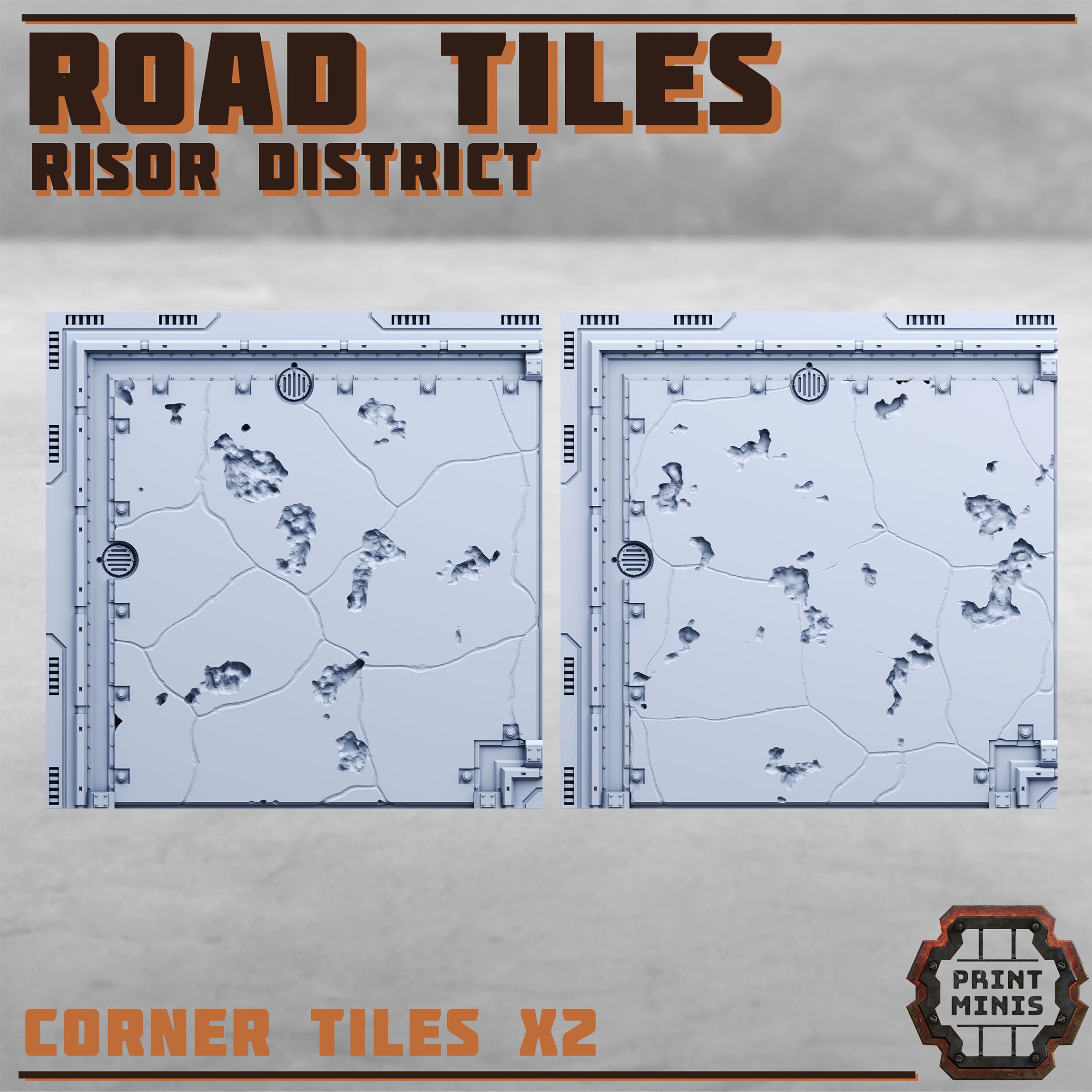 Risor District - 4x Mortalis Road Tiles