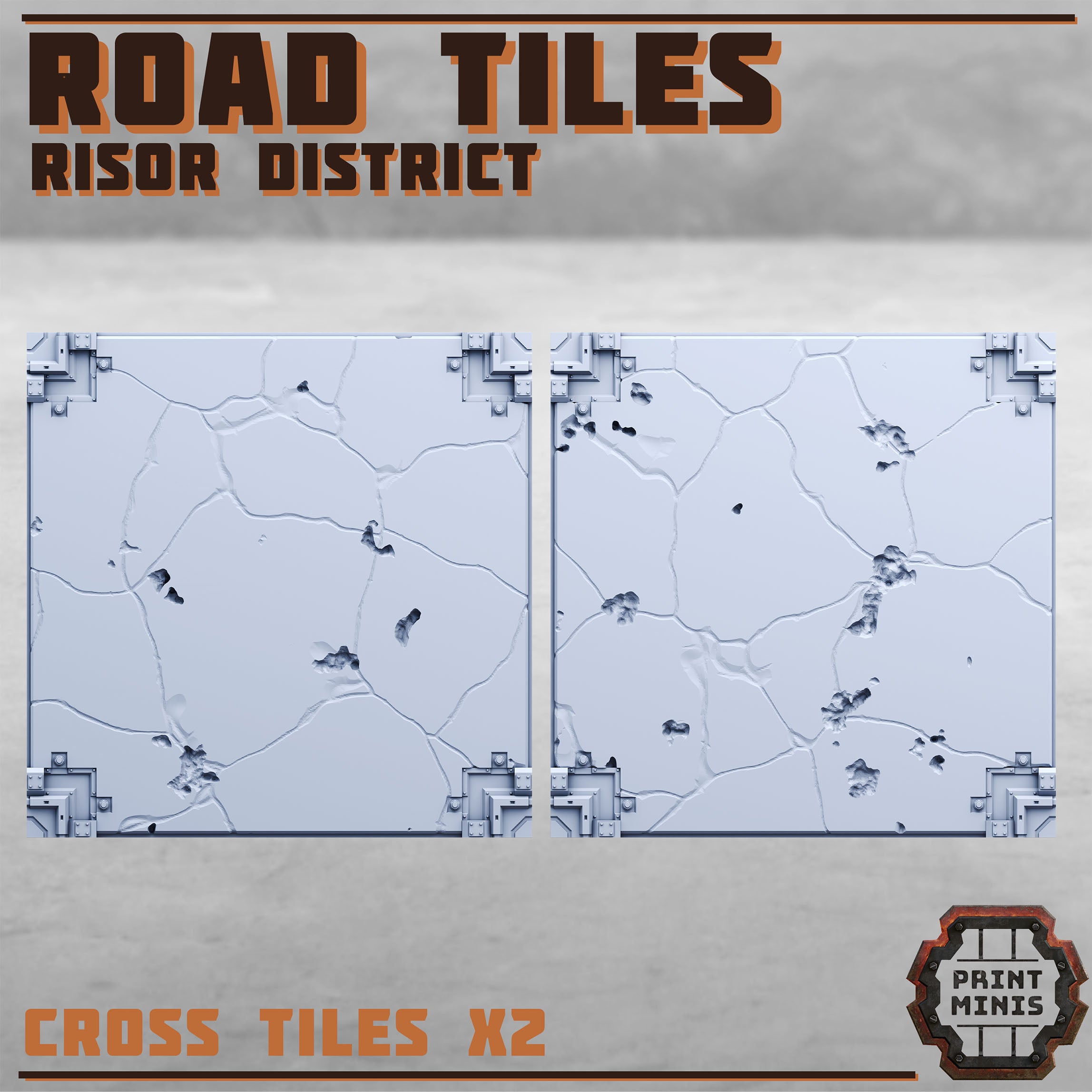Risor District - 4x Mortalis Road Tiles