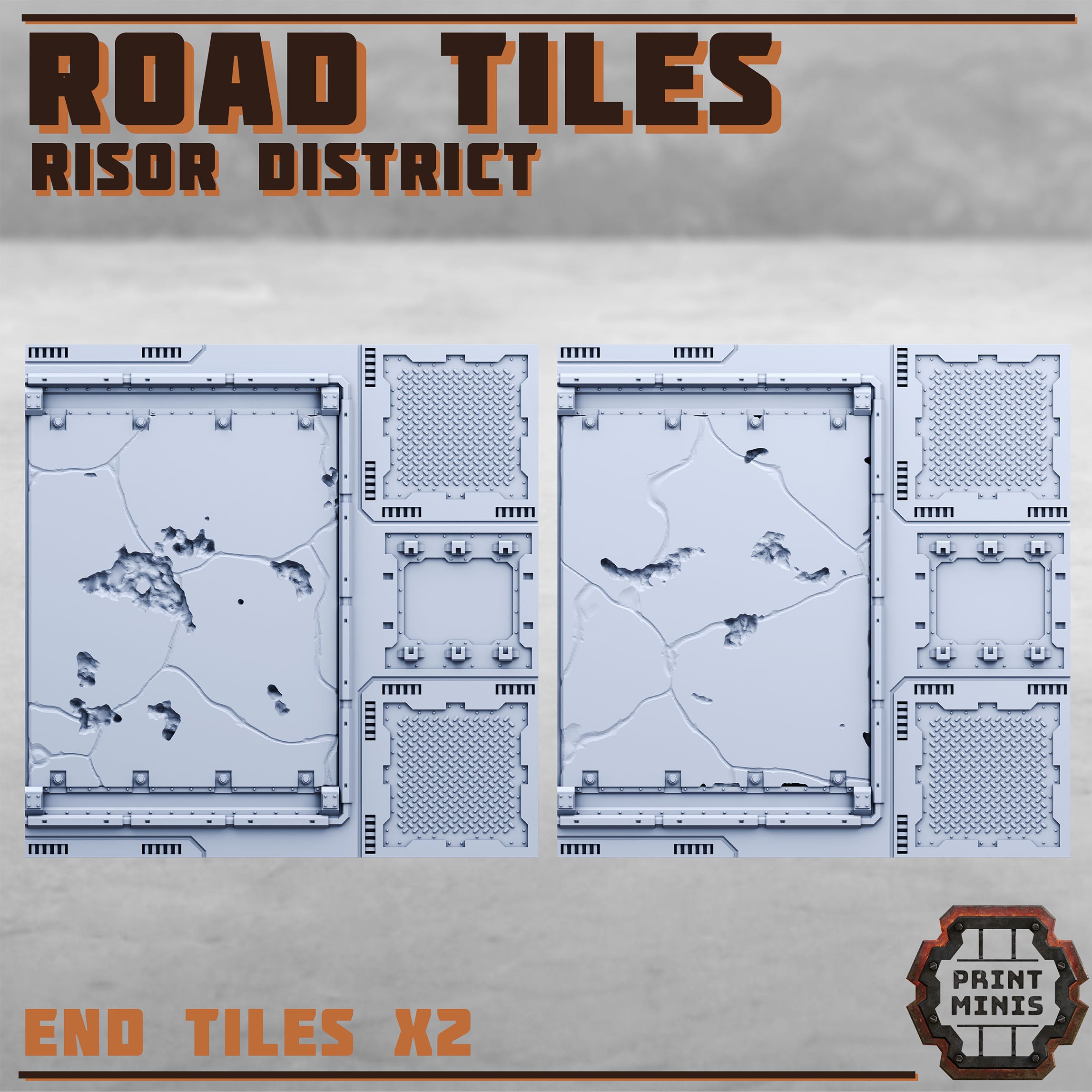 Risor District - 4x Mortalis Road Tiles