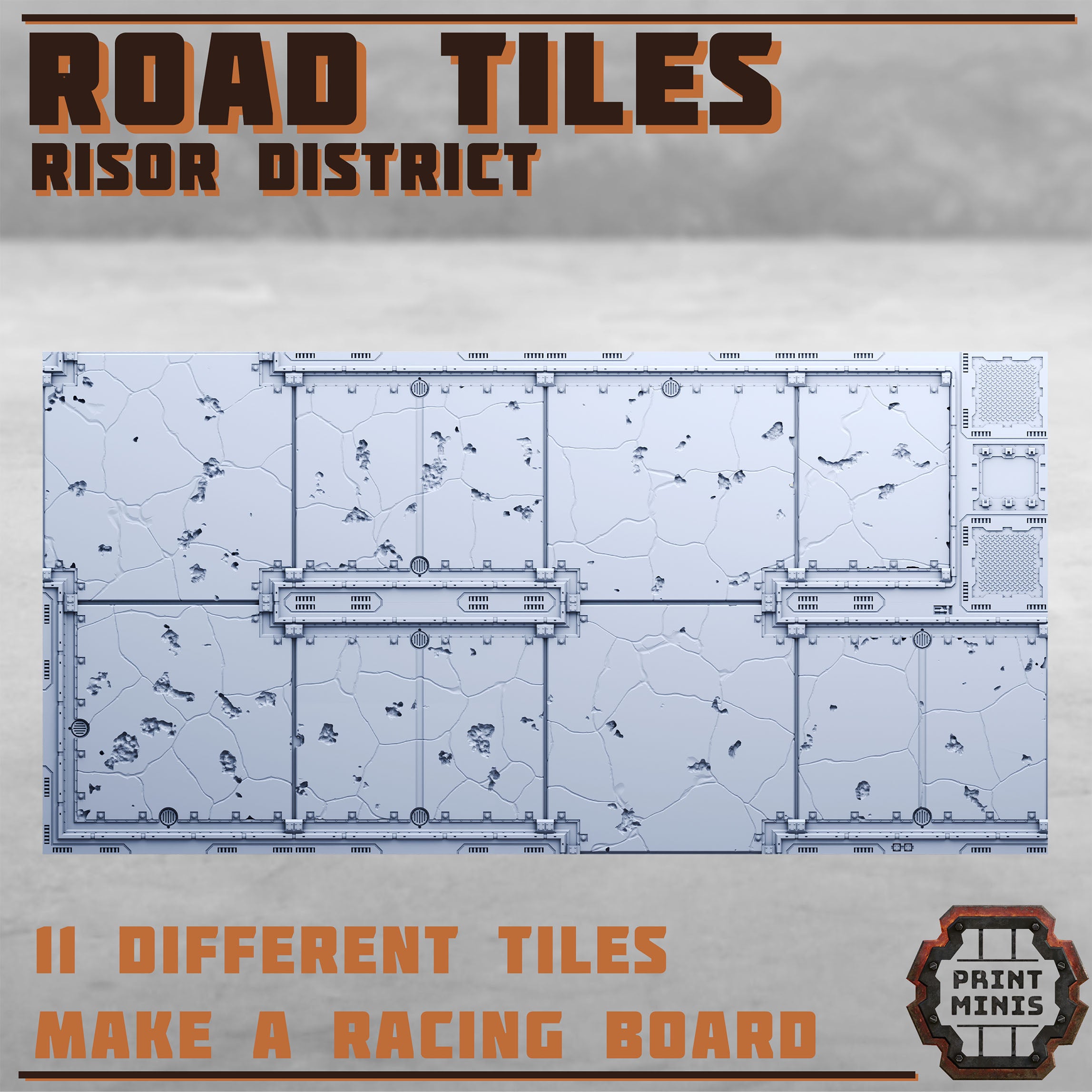 Risor District - 4x Mortalis Road Tiles