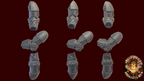 Image of the set of Sensual Sadists - 10x One-Handed Weapon Arms - by Seaside Crow