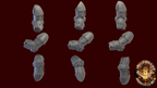 Image of the set of Sensual Sadists - 10x One-Handed Weapon Arms - by Seaside Crow