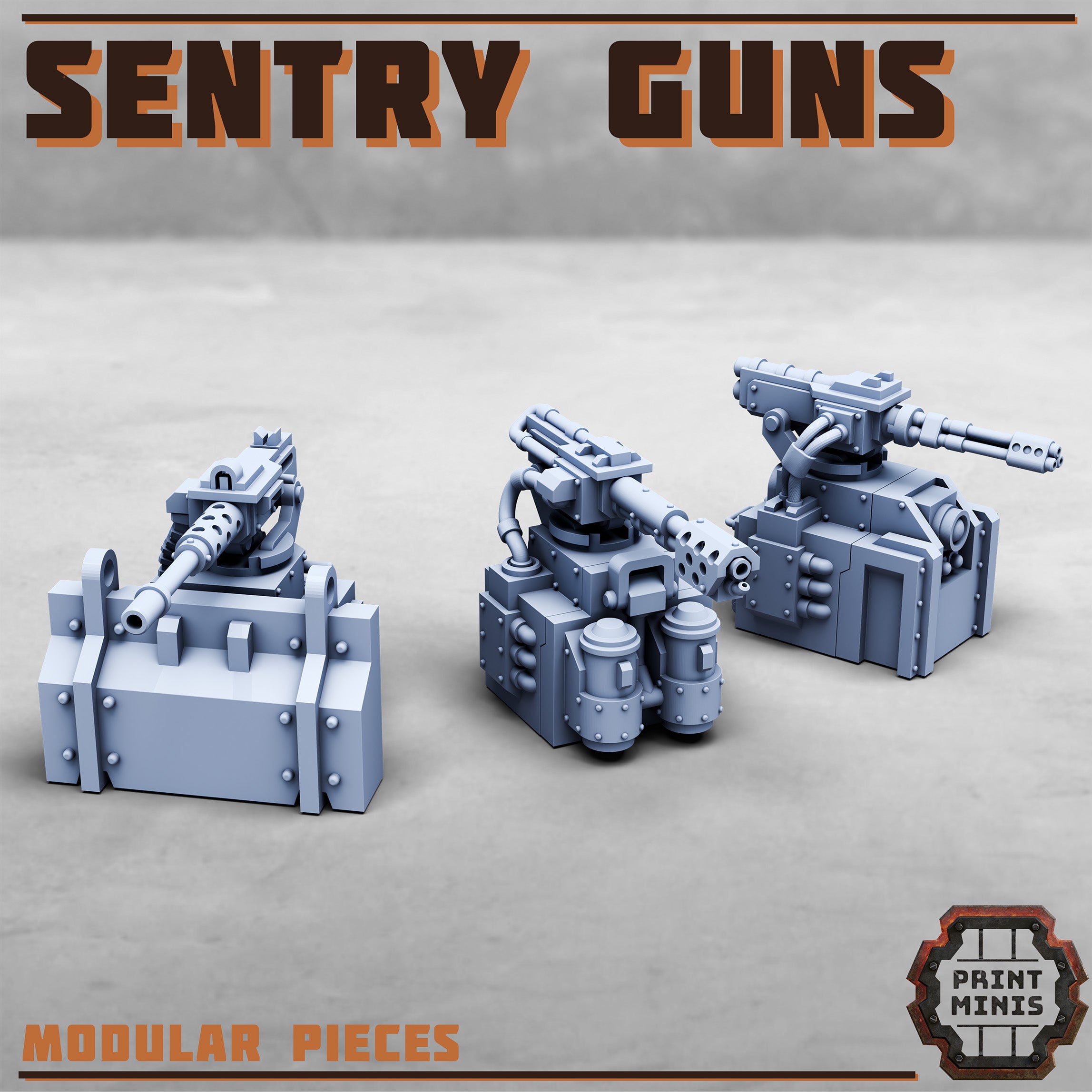 Stack City - Sentry Guns (x3)