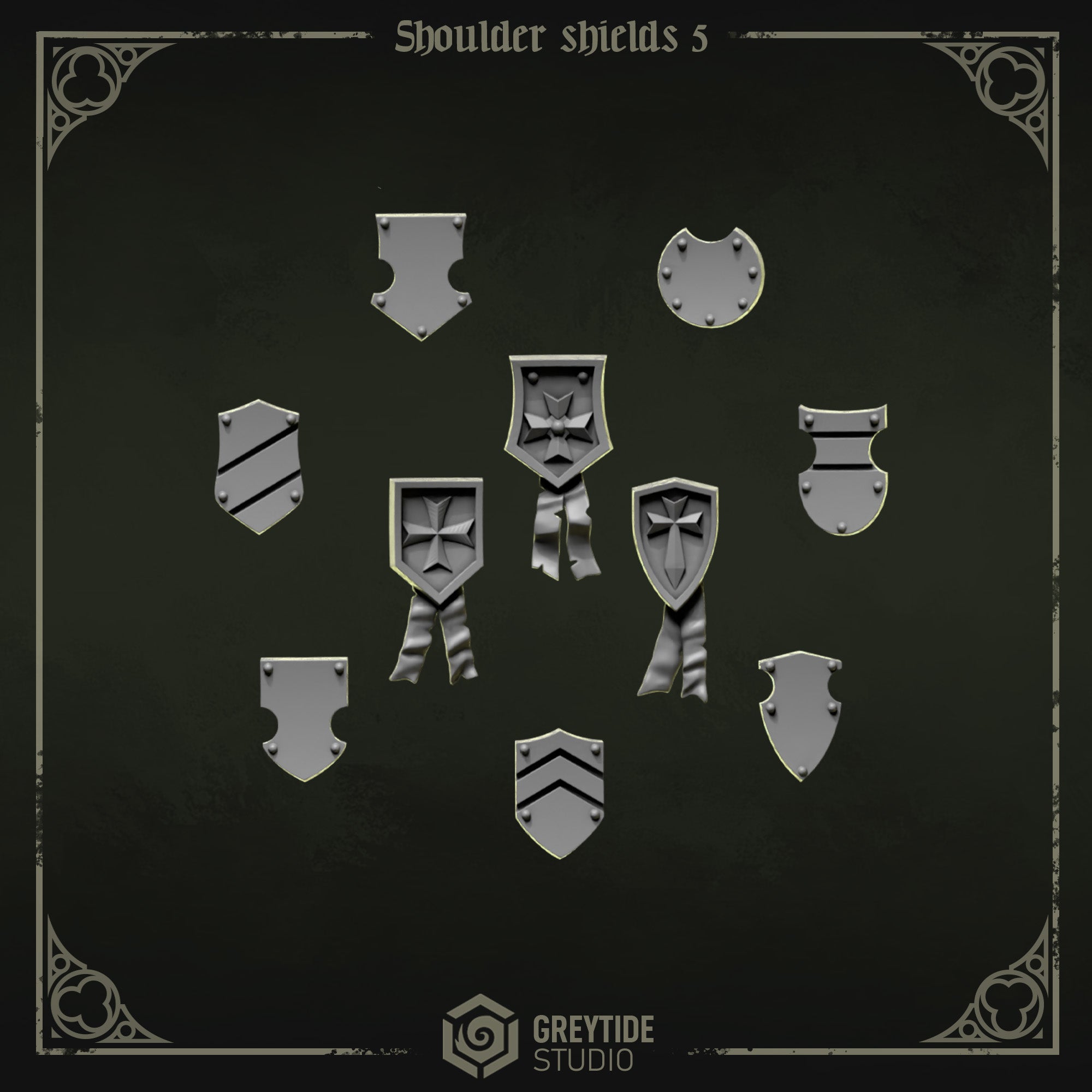 Eternal Pilgrims - Shoulder Shield Set