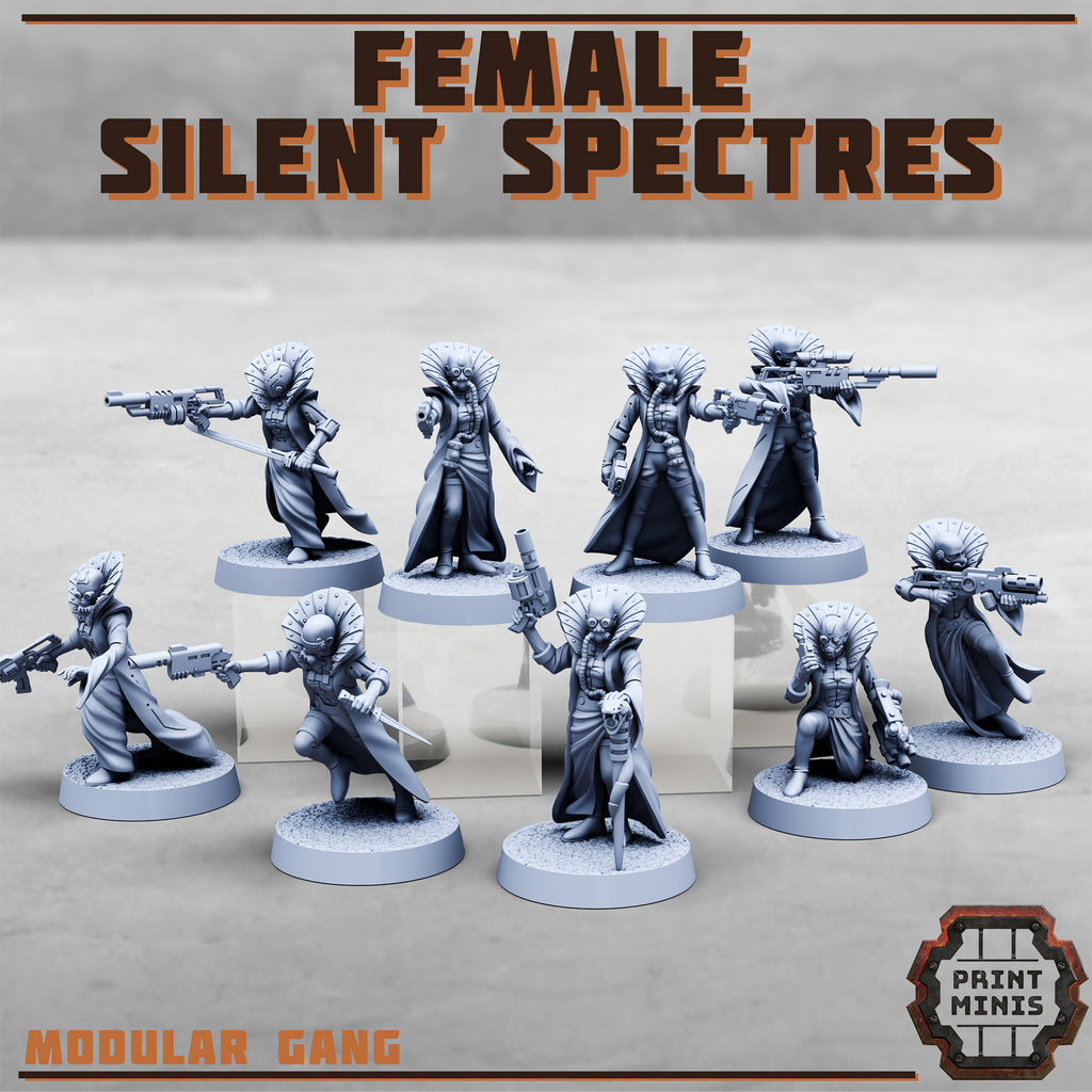 Silent Spectres - 9x Female Gangers