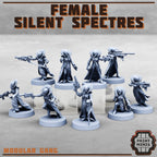 Silent Spectres - 9x Female Gangers