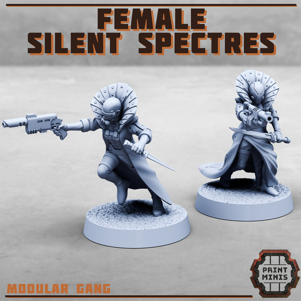 Silent Spectres - 9x Female Gangers