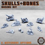 Image of the set of Basing - Skulls and Bones - by Seaside Crow