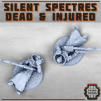 Image of the set of Silent Spectres - 6x Dead and Injured - by Seaside Crow