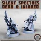 Image of the set of Silent Spectres - 6x Dead and Injured - by Seaside Crow