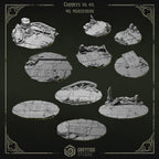 Image of the set of Eternal Pilgrims  - Base Toppers - by Seaside Crow