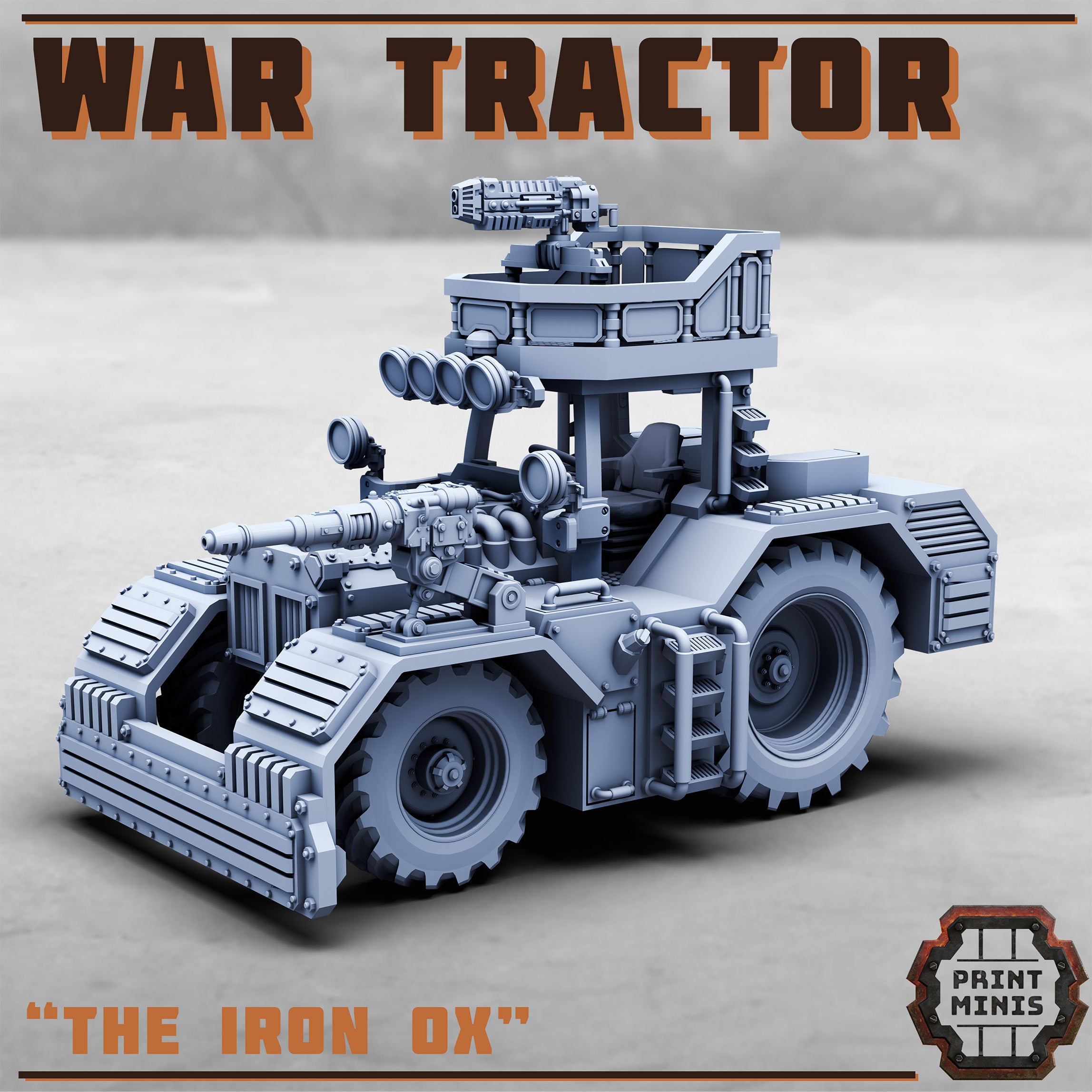 Image of the set of Stack City - War Tractor - by Seaside Crow