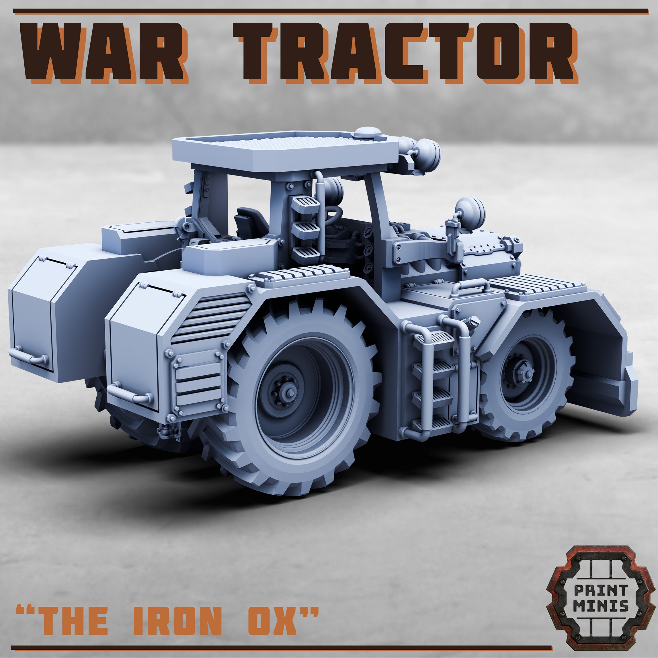 Image of the set of Stack City - War Tractor - by Seaside Crow