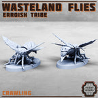 Image of the set of Erroish Tribe - 4x Ash Wastes Flies - by Seaside Crow