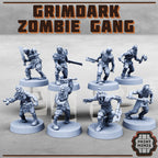 Image of the set of Purifiers - Zombie Gang - by Seaside Crow