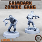 Image of the set of Purifiers - Zombie Gang - by Seaside Crow