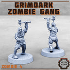 Image of the set of Purifiers - Zombie Gang - by Seaside Crow