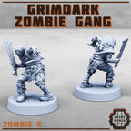 Image of the set of Purifiers - Zombie Gang - by Seaside Crow