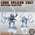 Image of the set of Code Splicer Cult - x5 Acolytes - by Seaside Crow