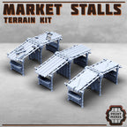 Image of the set of Stack City - Market Stalls - by Seaside Crow