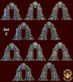 Image of the set of Heresy Bits - 5x Heavy Devastator Havoc Legs - by Seaside Crow