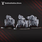 Image of the set of Machine Cult - 3x Breacher Mechtaurs (Pre-Assembled) - by Seaside Crow
