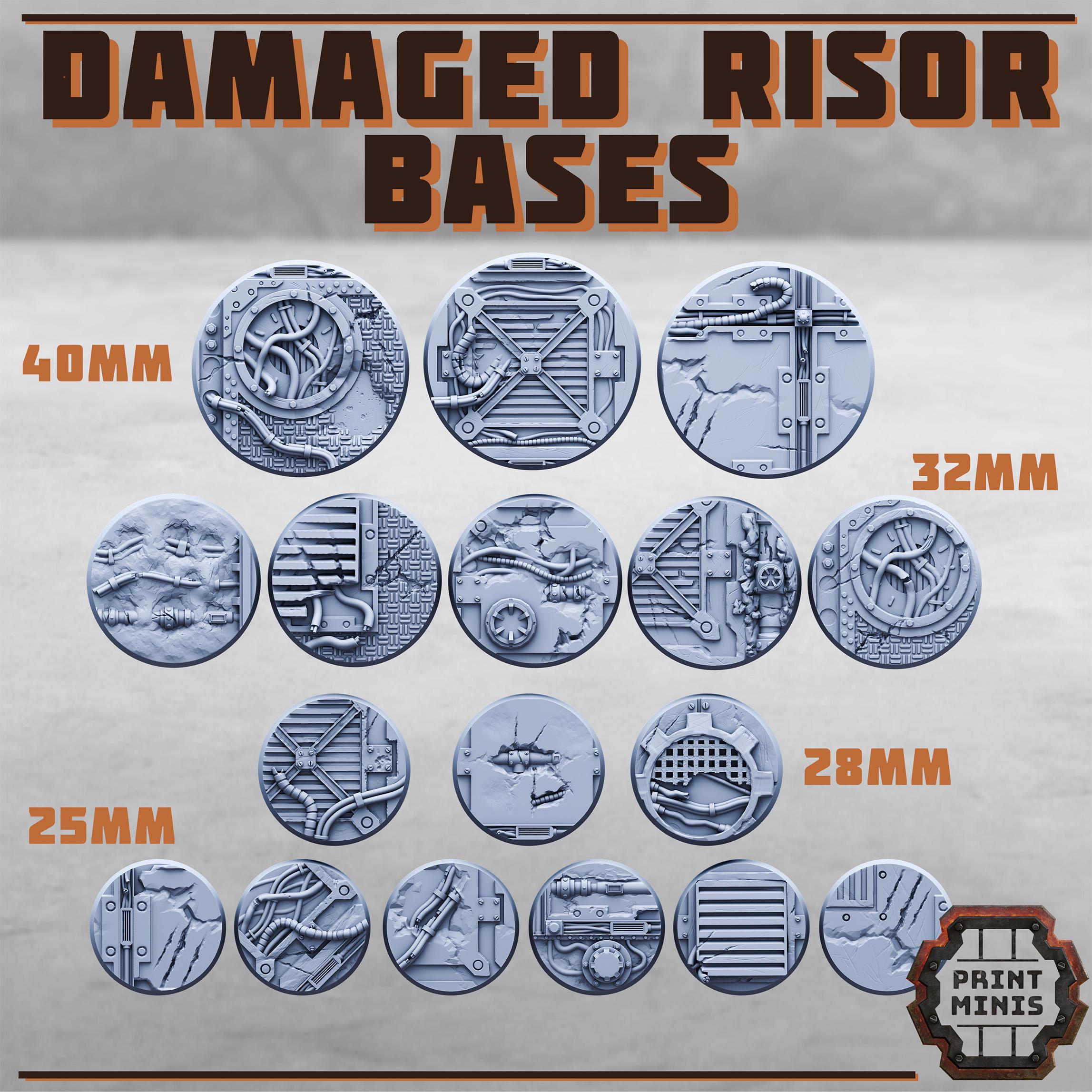Image of the set of Risor District - Bases & Toppers - by Seaside Crow