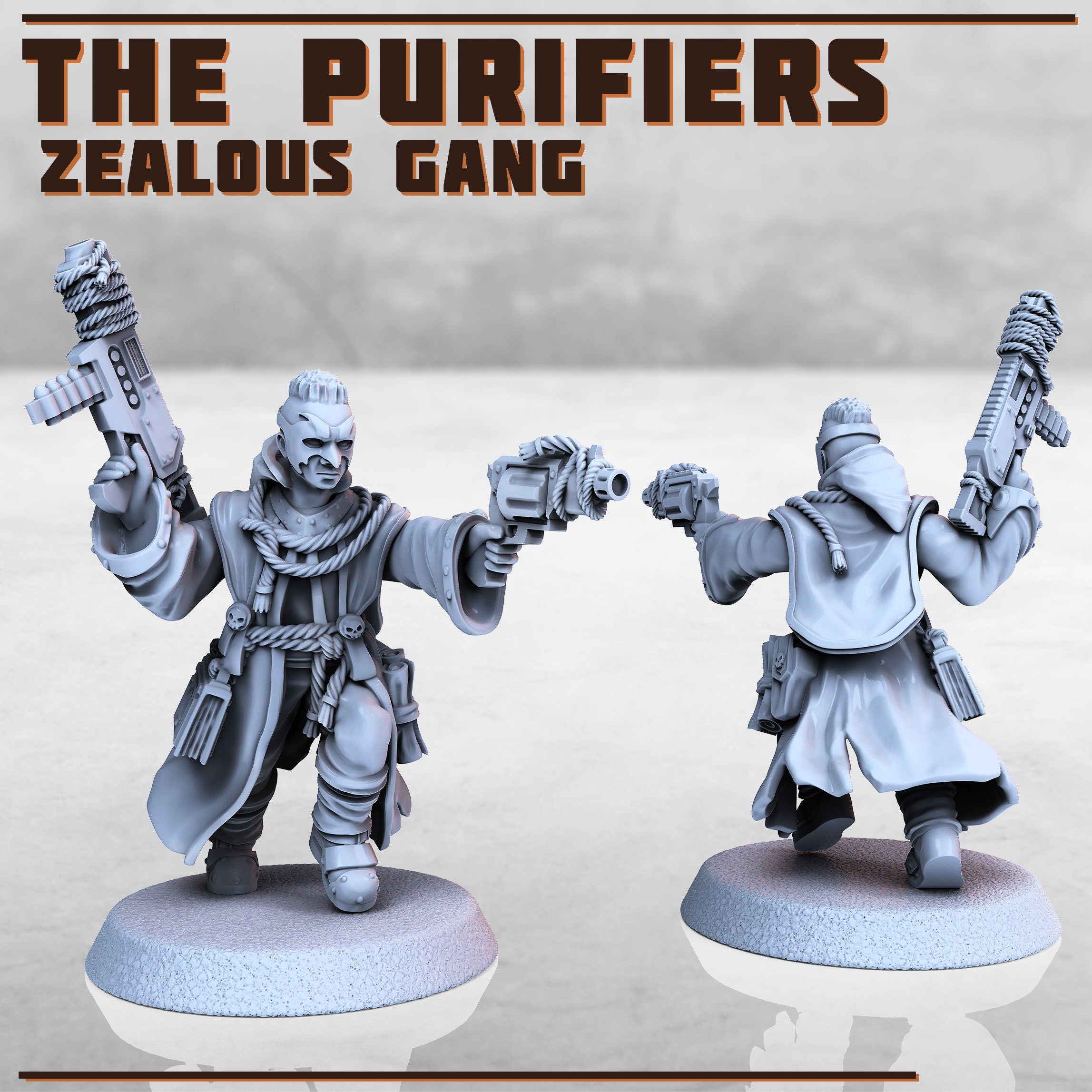 Image of the set of Purifiers  - x8 Gangers - by Seaside Crow