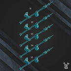 Image of the set of Scylla Legion - 5x Scylla Heavy Melee Weapons - by Seaside Crow