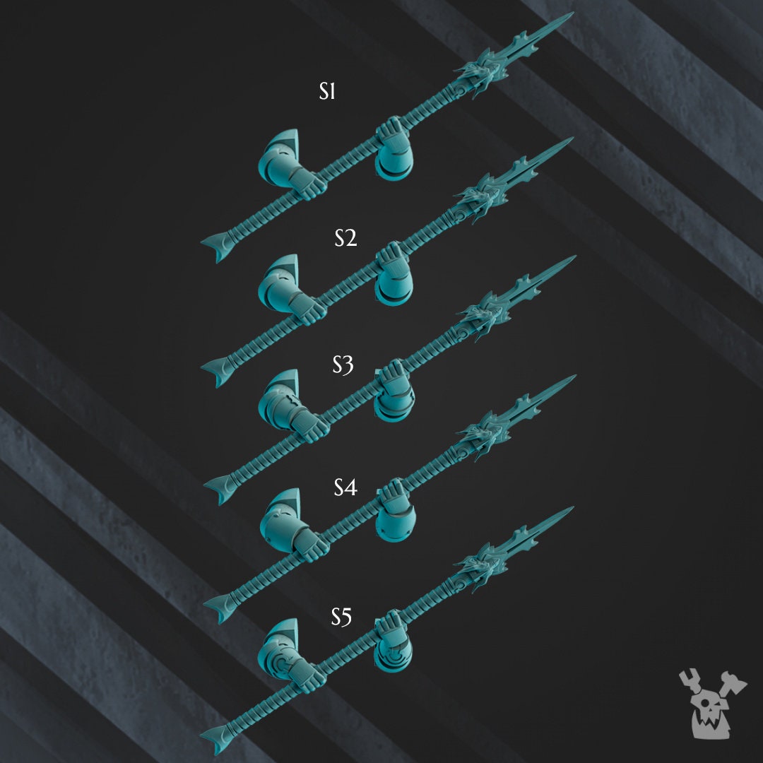 Scylla Legion - 5x Scylla Heavy Melee Weapons