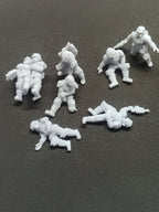 Image of the set of Kaledon Fortis - x8 Injured Troops - by Seaside Crow