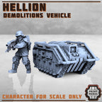 Image of the set of Kaledon Fortis - Hellion Demolitions Vehicle - by Seaside Crow