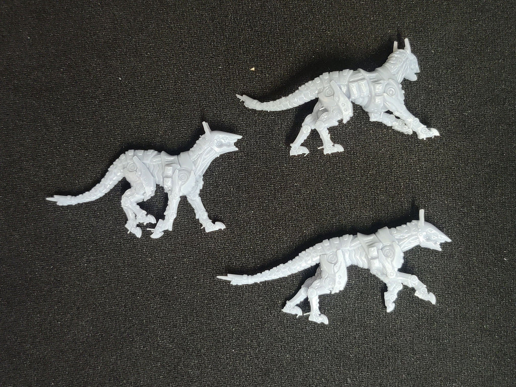 Image of the set of Enforcers - x3 Cyberhounds - by Seaside Crow
